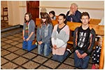 Spotkanie 8. Mskiego Plutonu Raca Dzieroniw II im. b. Franciszkaskich Mczennikw z Peru, dziaajcego w parafii pw. Krlowej Raca w. - 16.10.2017.