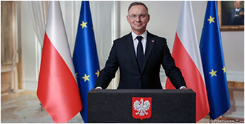 Prezydent A. Duda w orędziu: Idźmy na wybory. Namawiajmy do tego naszych bliskich, sąsiadów i znajomych. Zmieniajmy Europę w interesie naszej Ojczyny  - 06.0562024.