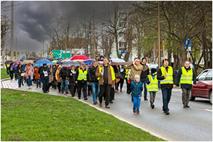 Droga Krzyowa ulicami Dzieroniowa - 01.04.2023.