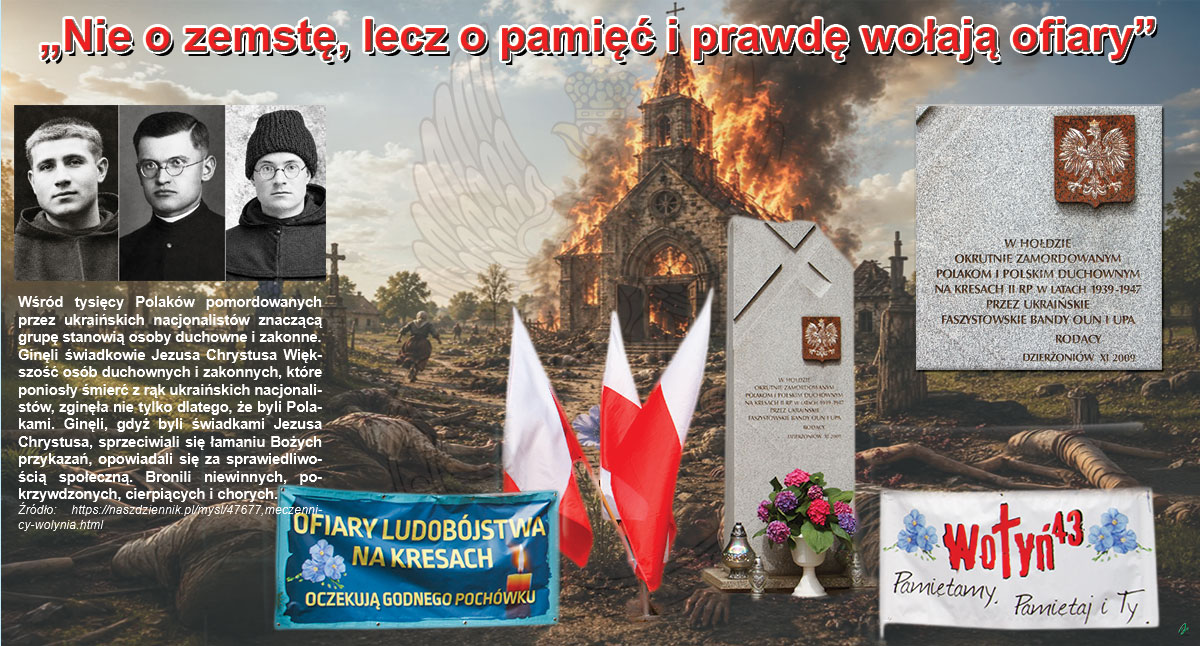 Narodowy Dzie� Pami�ci o Polakach - Ofiarach Ludob�jstwa dokonanego przez OUN i UPA na ziemiach wschodnich II Rzeczypospolitej Polskiej - 12.07.2026.