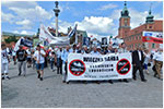 Warszawa obchodzi 75. rocznic Rzezi Woyskiej. Uroczystoci przed Grobem Nieznanego onierza. W uroczystoci uczestniczy delegacja Stowarzyszenia Kresowian Ziemi Dzieroniowskiej. 08-11.07.2018.