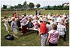 Pod sztandarami Matki Boskiej Krlowej Polski, na co dzie i od wita. Piknik ewangelizacyjny 12.07.2015.