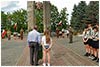 71. rocznica Powstania Warszawskiego. Uroczystoci w Dzieroniowie - 01.08.2015.