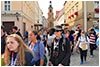 Pielgrzymi z caego wiata na dzieroniowskim rynku -  23.07.2016.