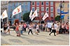 Pielgrzymi z caego wiata na dzieroniowskim rynku -  23.07.2016.