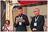 Pielgrzymi z caego wiata na dzieroniowskim rynku -  23.07.2016.