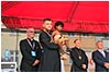 Pielgrzymi z caego wiata na dzieroniowskim rynku -  23.07.2016.
