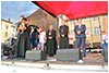 Pielgrzymi z caego wiata na dzieroniowskim rynku -  23.07.2016.