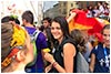 Pielgrzymi z caego wiata na dzieroniowskim rynku -  23.07.2016.