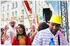 Pielgrzymi z caego wiata na dzieroniowskim rynku -  23.07.2016.