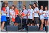 Pielgrzymi z caego wiata na dzieroniowskim rynku -  23.07.2016.