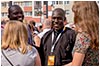 Pielgrzymi z caego wiata na dzieroniowskim rynku -  23.07.2016.