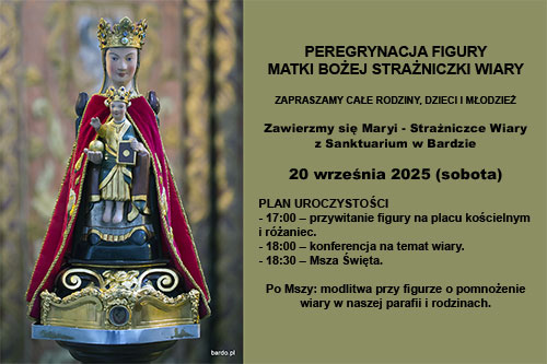 Poświęcenie wystroju prezbiterium przy figurze Matki Bożej  w Kościele Pomocniczym pw. Świętego Jana Pawła II.